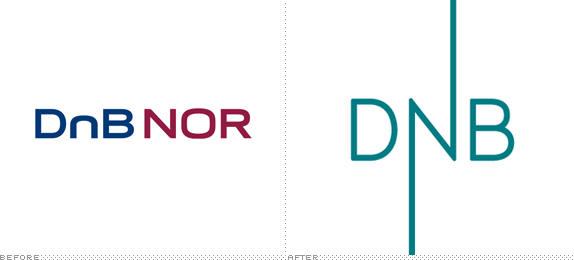 DNB Logo, Before and After
