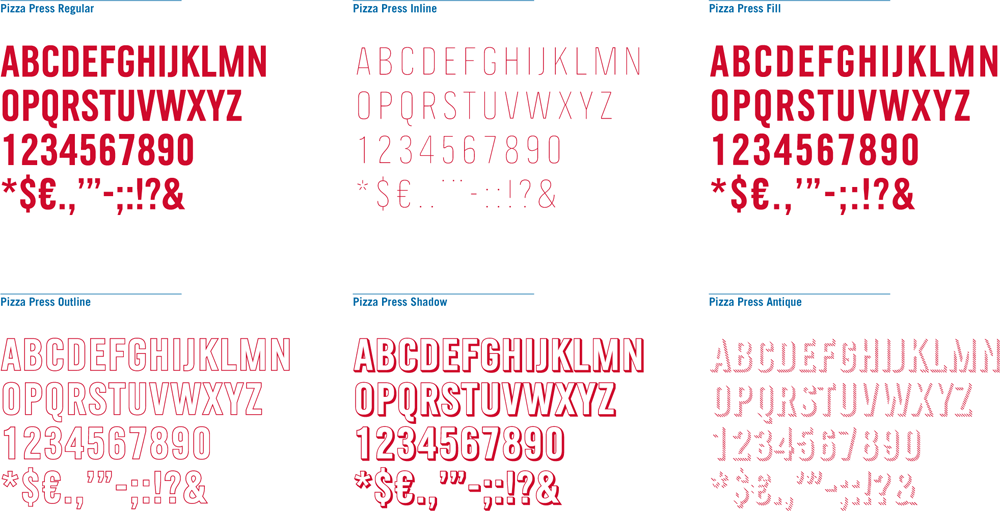 Brand New New Custom Type Family For Domino S Pizza By Monotype