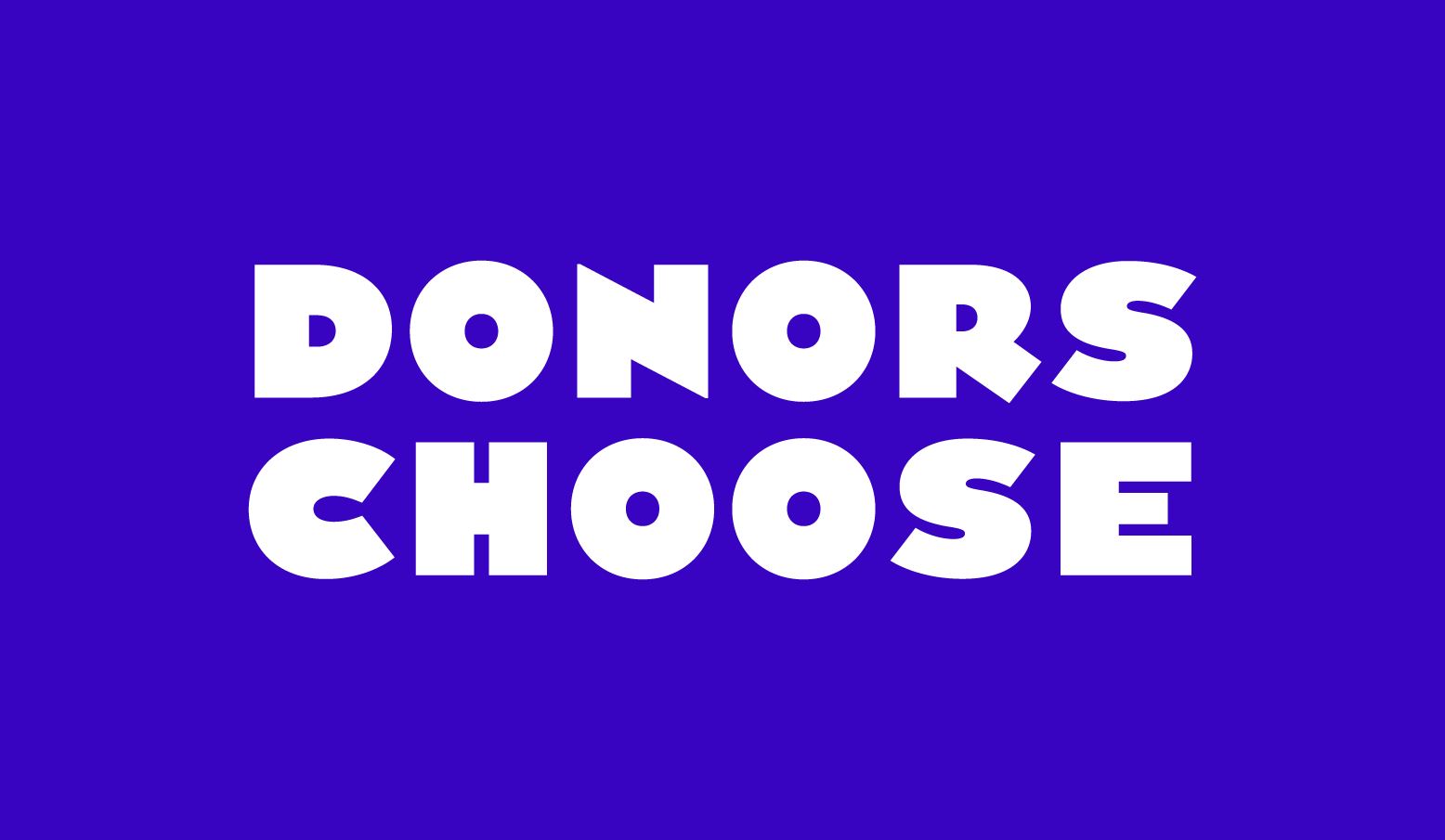 New Logo and Identity for DonorsChoose by Hyperakt