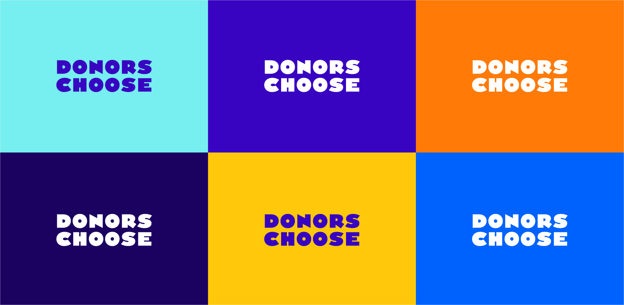 New Logo and Identity for DonorsChoose by Hyperakt