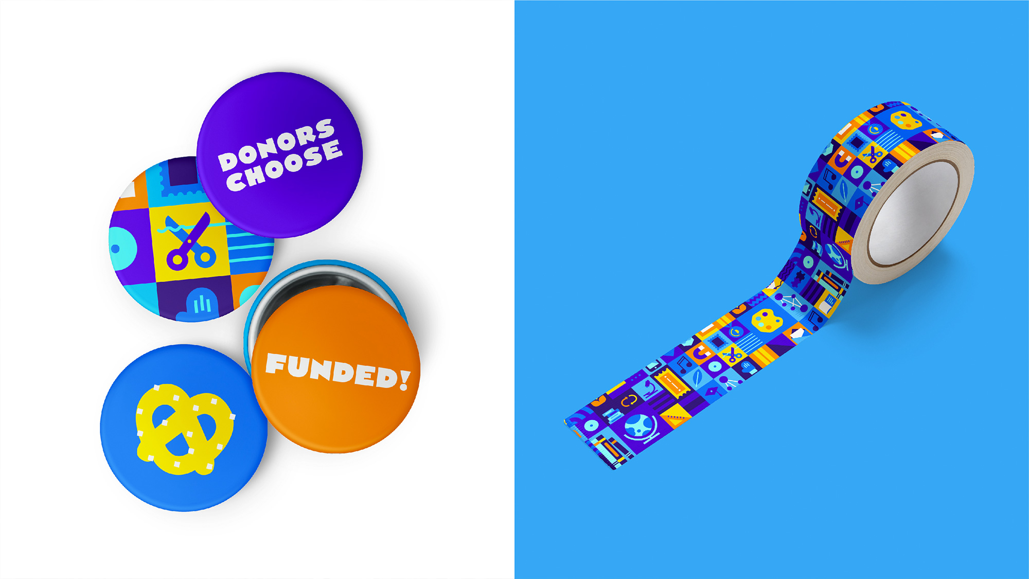 New Logo and Identity for DonorsChoose by Hyperakt