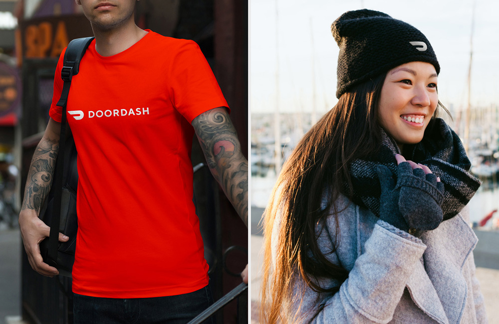 New Logo and Identity for DoorDash by Character