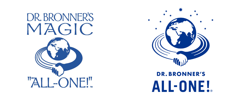 New Logo and Packaging for Dr. Bronner’s