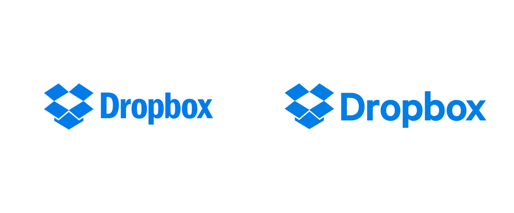 New Wordmark for Dropbox done In-house