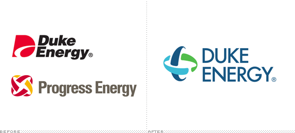 Duke Energy Logo, Before and After