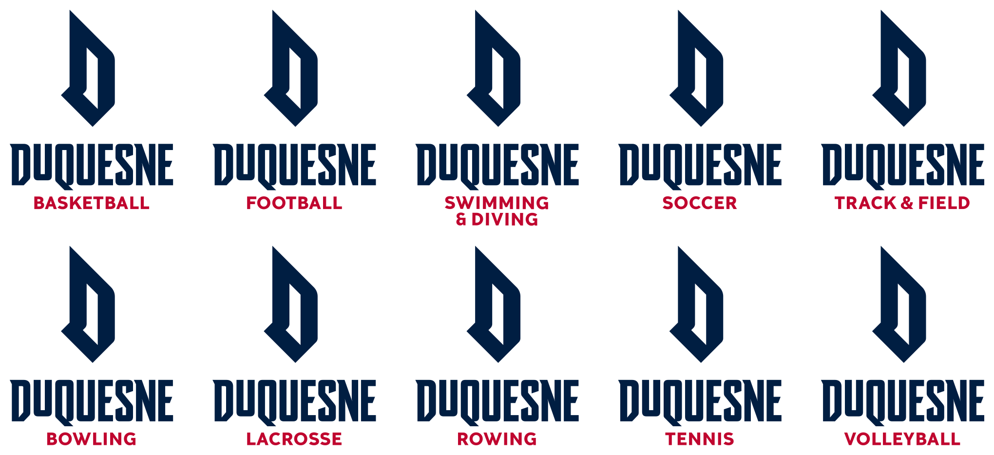 New Logo and Identity for Duquesne University Athletics by ChangeUp
