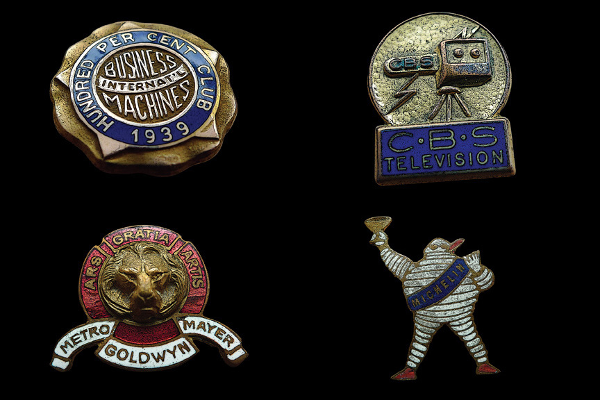Vintage Enamel & Metal Badges