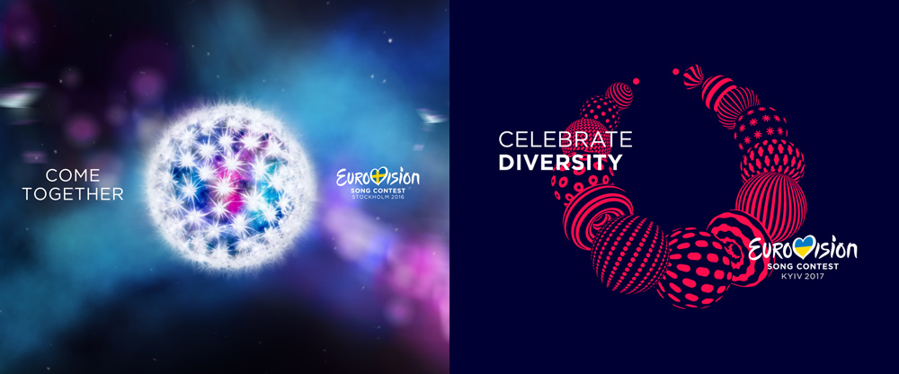 New Logo and Identity for Eurovision Song Contest 2017 by banda.agency and Republique