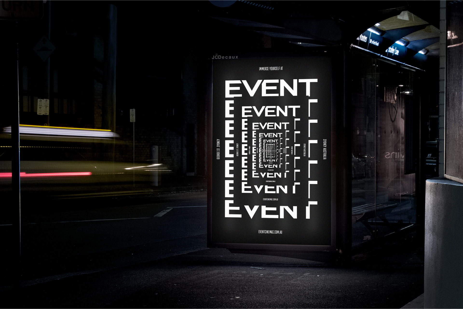New Logo and Identity for Event Cinemas by Landor