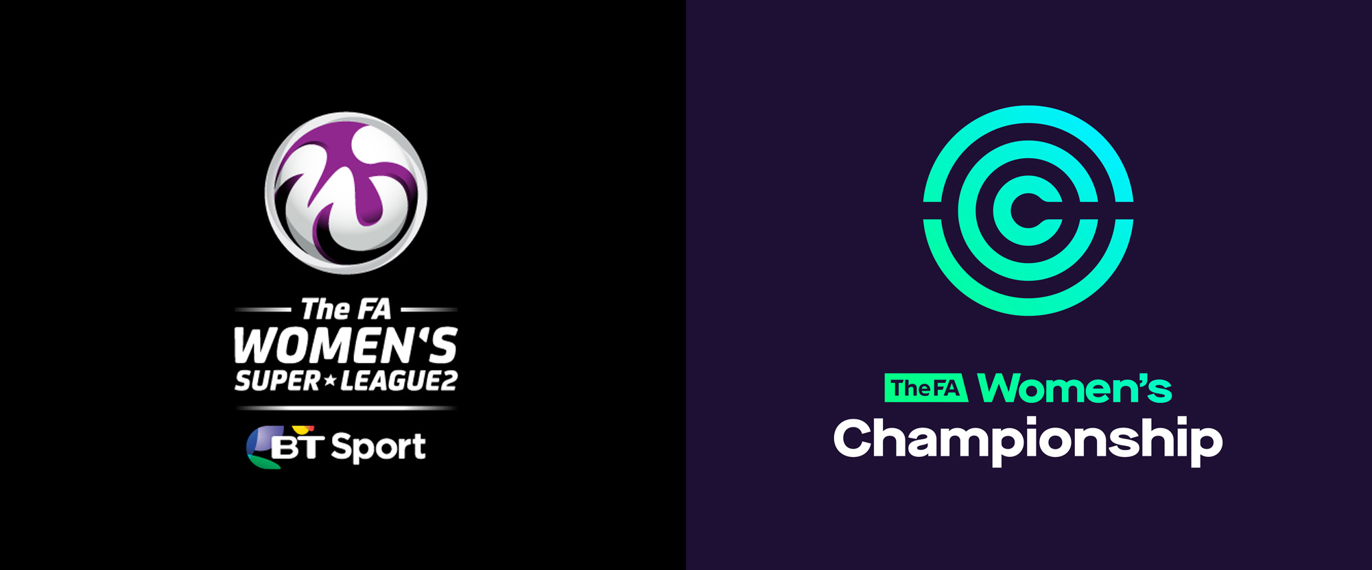 New Logos and Identity for FA Women's Leagues by Nomad