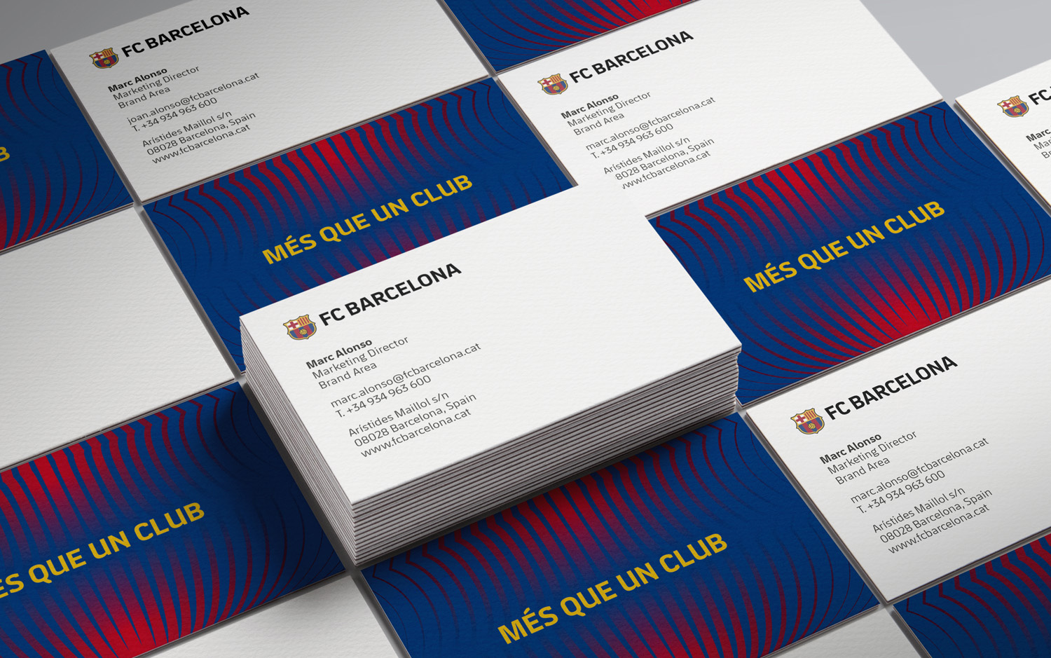 Brand New: New Crest and Identity for FC Barcelona by Summa