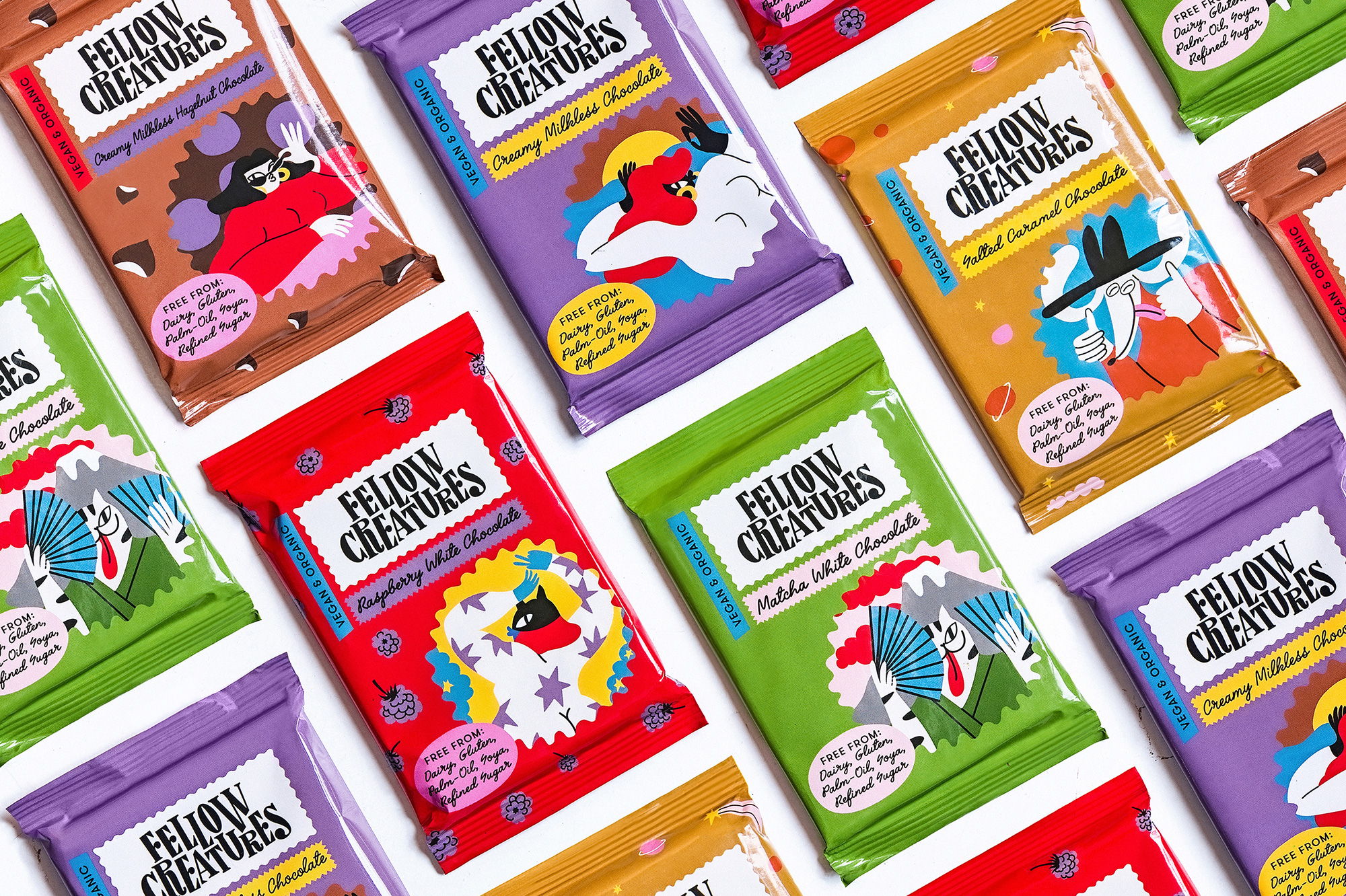 New Logo and Packaging for Fellow Creatures by Classmate Studio