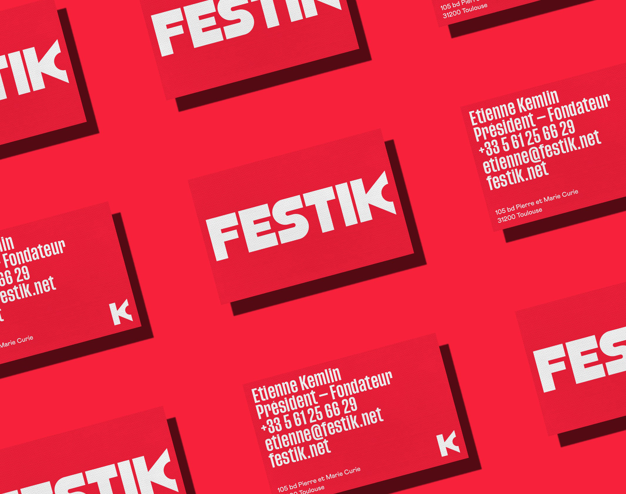 New Logo and Identity for Festik by Brand Brothers