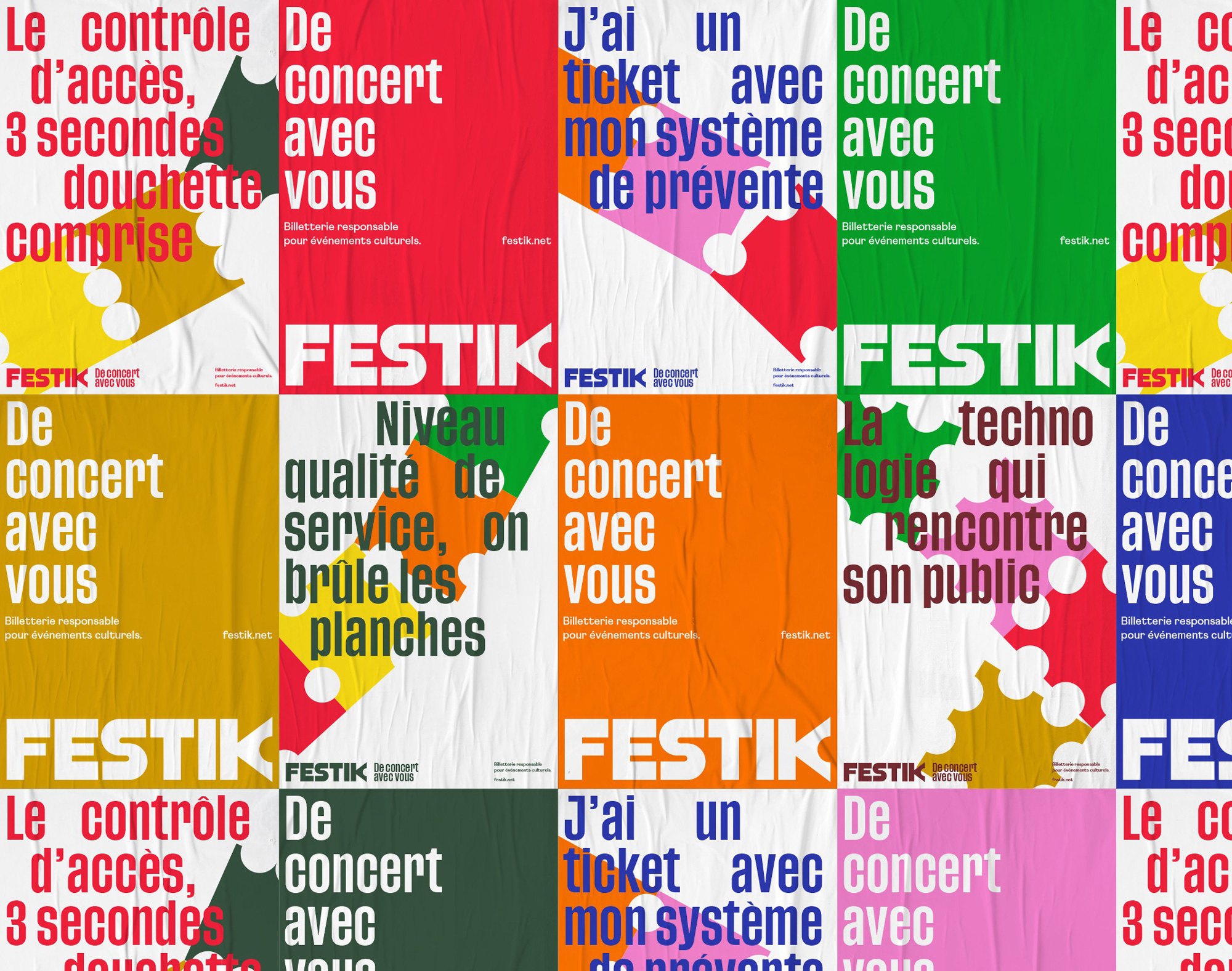 New Logo and Identity for Festik by Brand Brothers