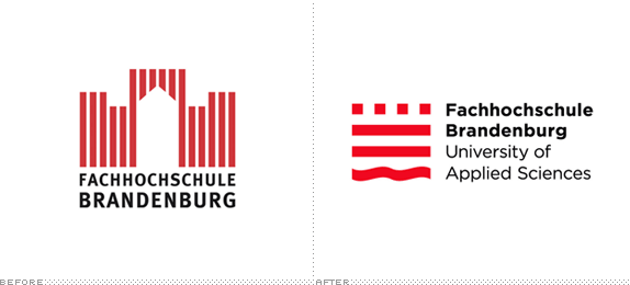 Brandenburg University of Applied Sciences Logo, Before and After