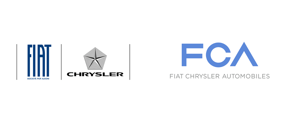 New Logo for Fiat Chrysler Automobiles by Robilant Asociati