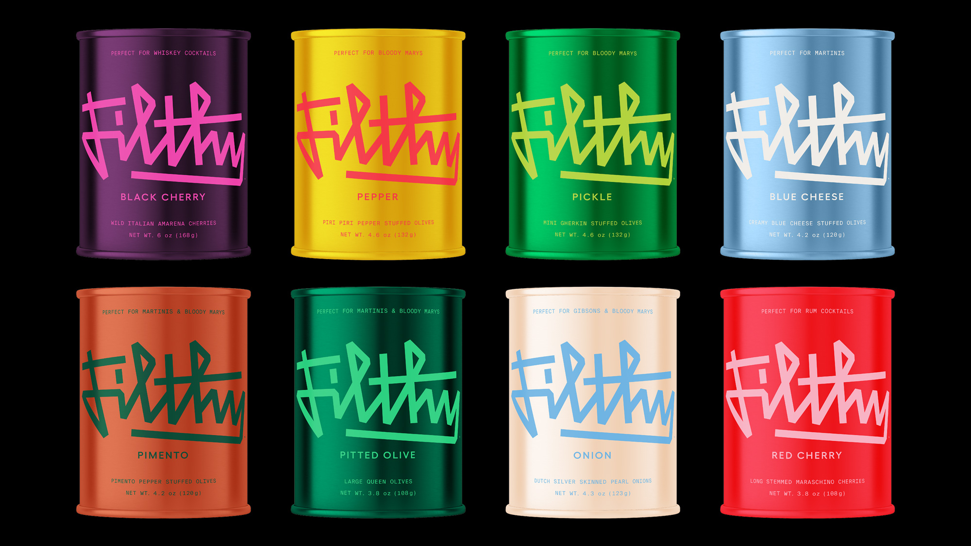 New Logo, Identity, and Packaging for Filthy Food by Mother Design