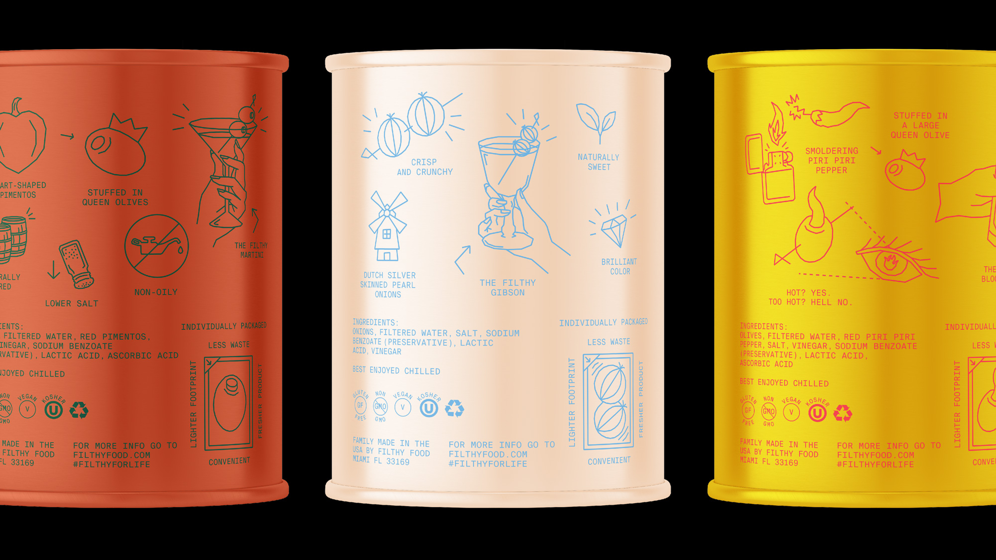 New Logo, Identity, and Packaging for Filthy Food by Mother Design