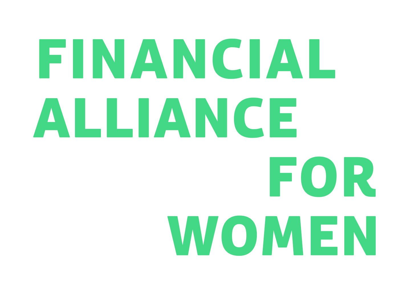 New Logo and Identity for Financial Alliance for Women by Design Bridge