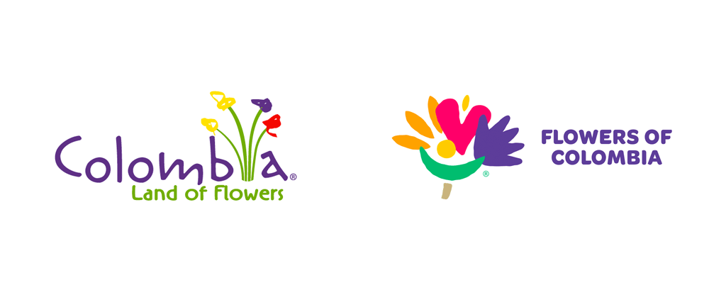New Logo and Identity for Flowers of Colombia by SmartBrands