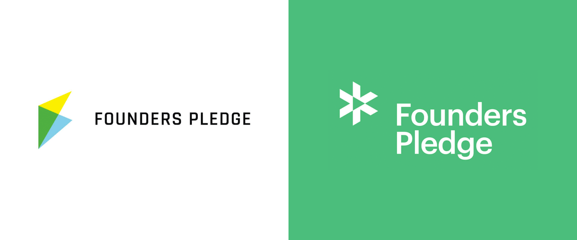 New Logo and Identity for Founders Pledge by Mast