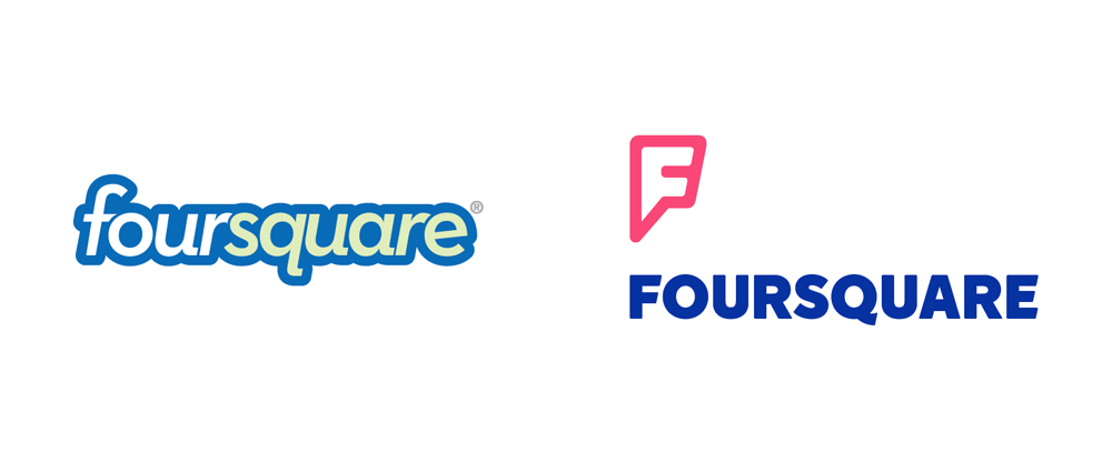 New Logo for Foursquare in Collaboration with Red Antler