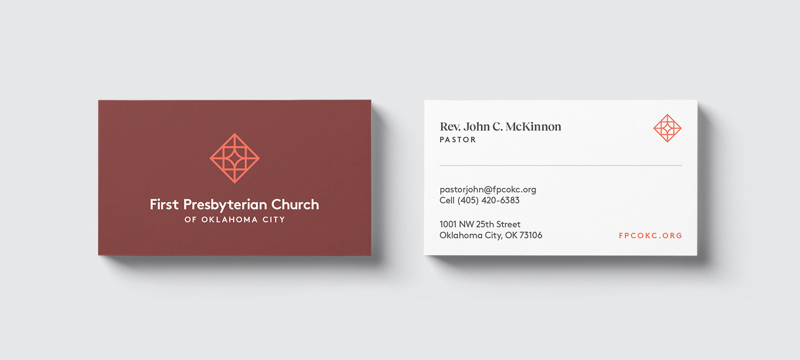 New Logo and Identity for First Presbyterian Church of Oklahoma City by J.D. Reeves
