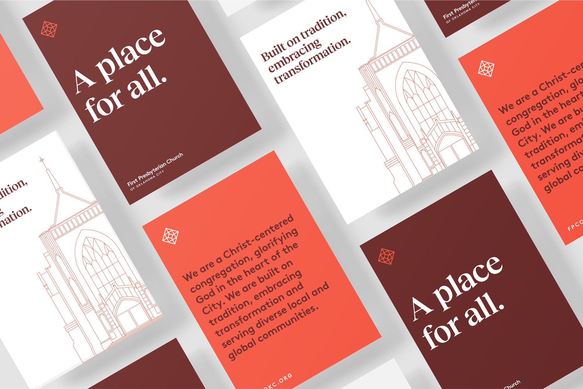 New Logo and Identity for First Presbyterian Church of Oklahoma City by J.D. Reeves