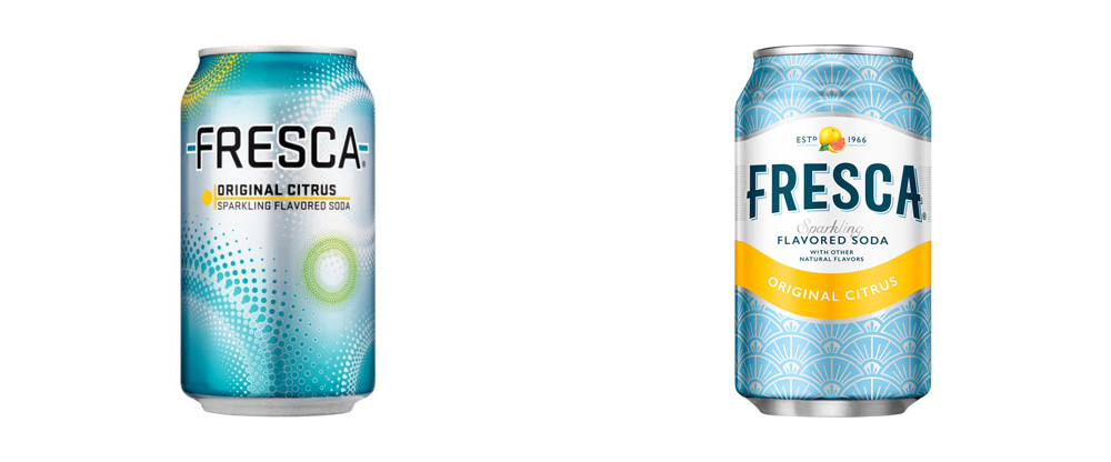 New Logo and Packaging for Fresca