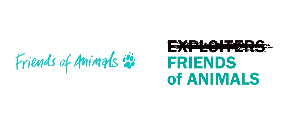New Logo and Identity for Friends for Animals by MSLK