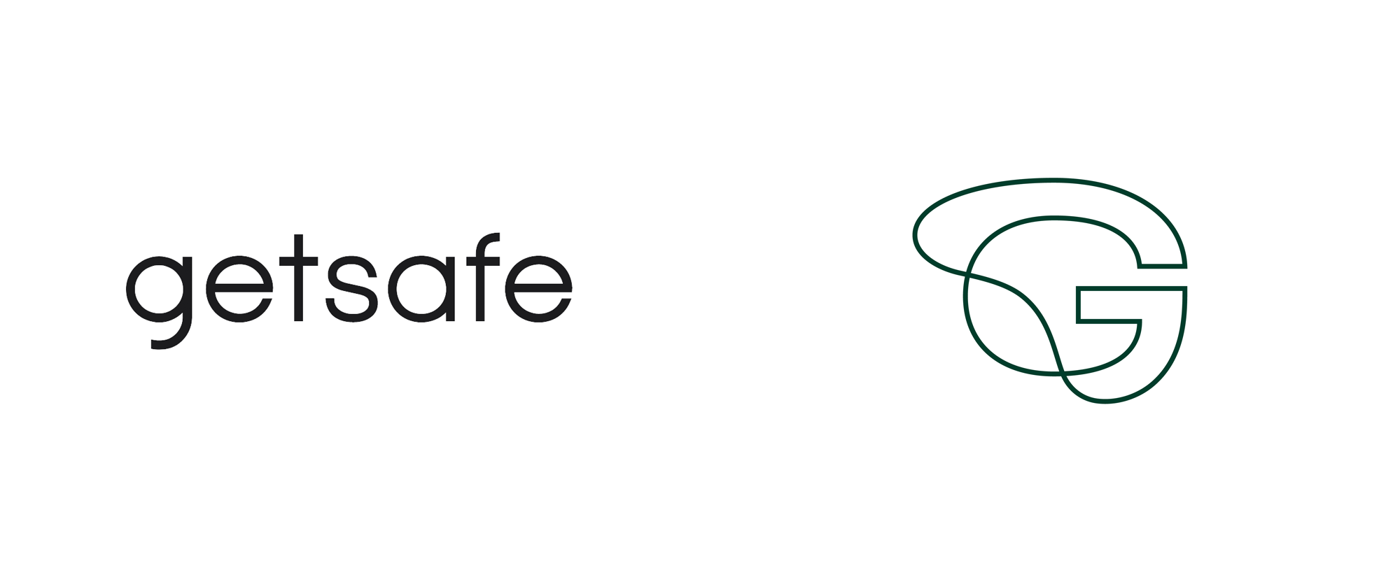 New Logo and Identity for Getsafe done In-house with DesignStudio