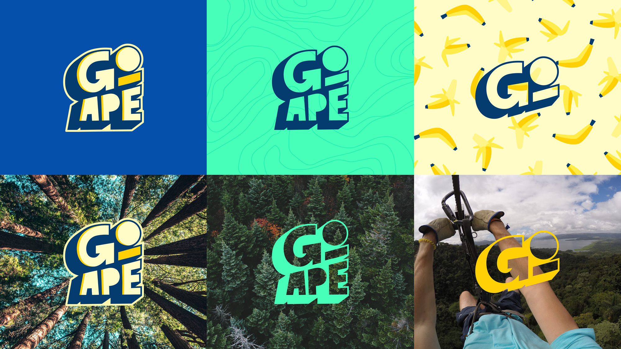 New Logo and Identity for Go Ape by Littlehawk