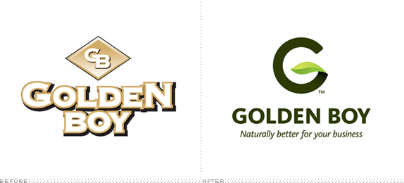 Golden Boy Logo, Before and After