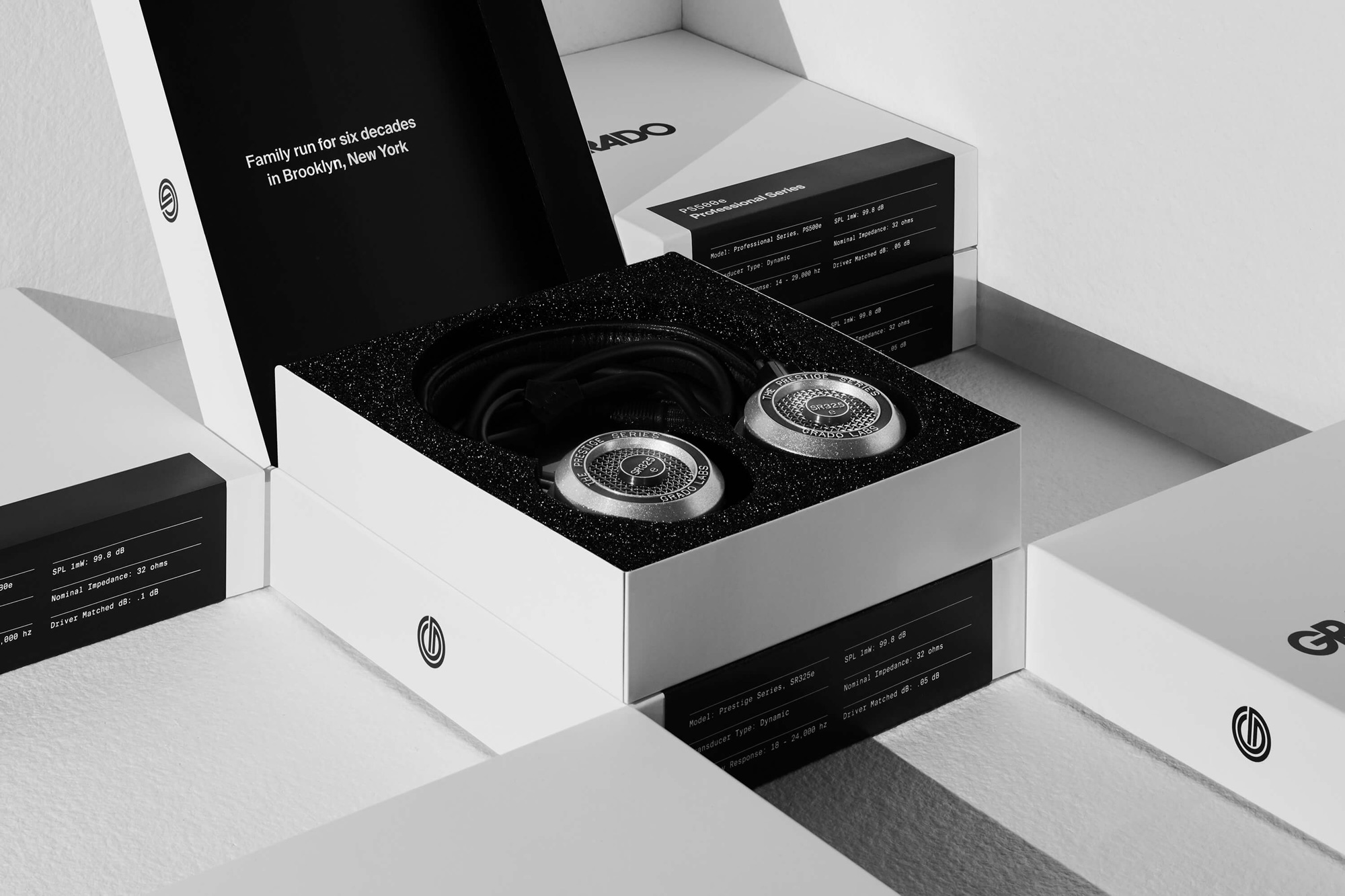 New Logo and Packaging for Grado Labs by High Tide