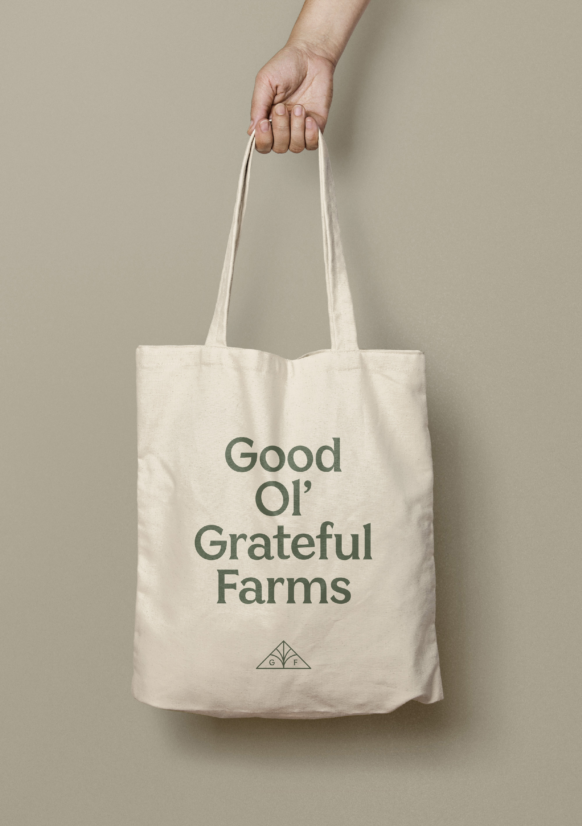 New Logo and Identity for Grateful Farms by Ghost