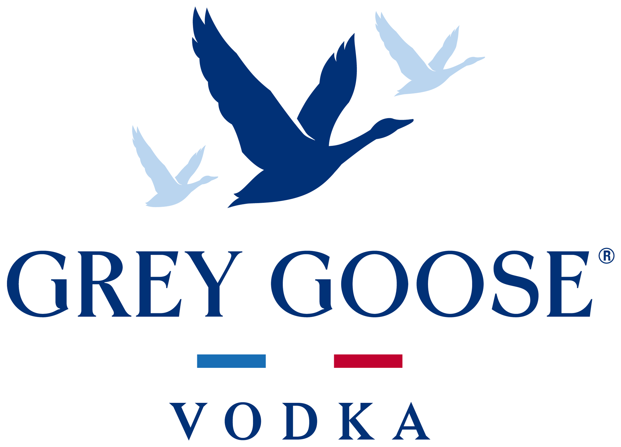 grey goose logo png white