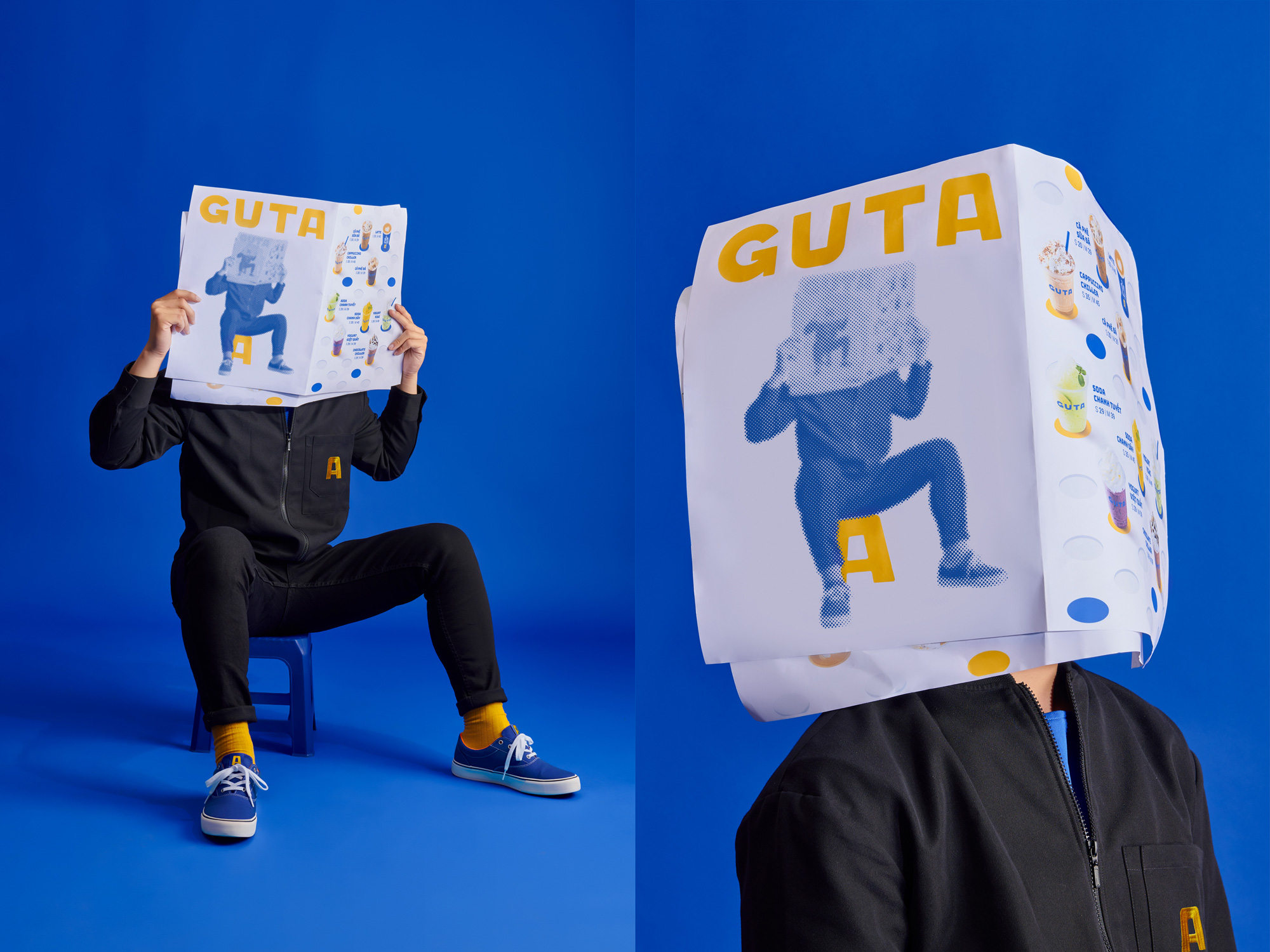 New Logo and Identity for Guta by M -- N Associates