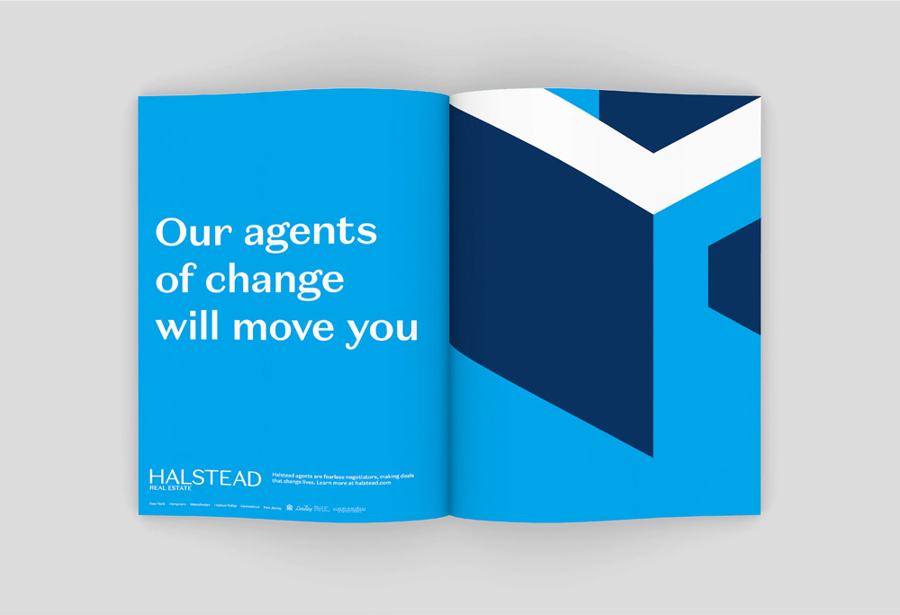 New Logo and Identity for Halstead by Pentagram