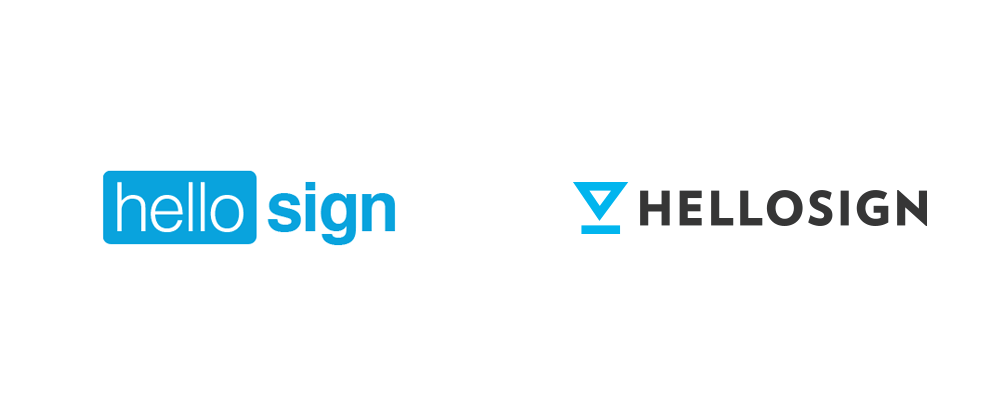 New Logo for HelloSign done In-house