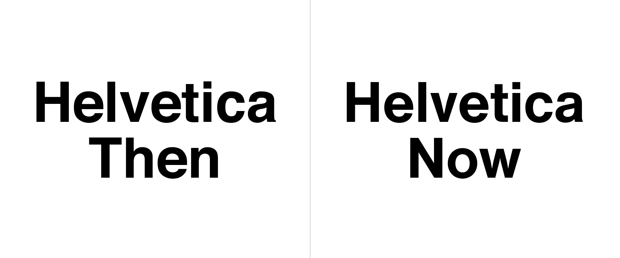 Helvetica Rebranding