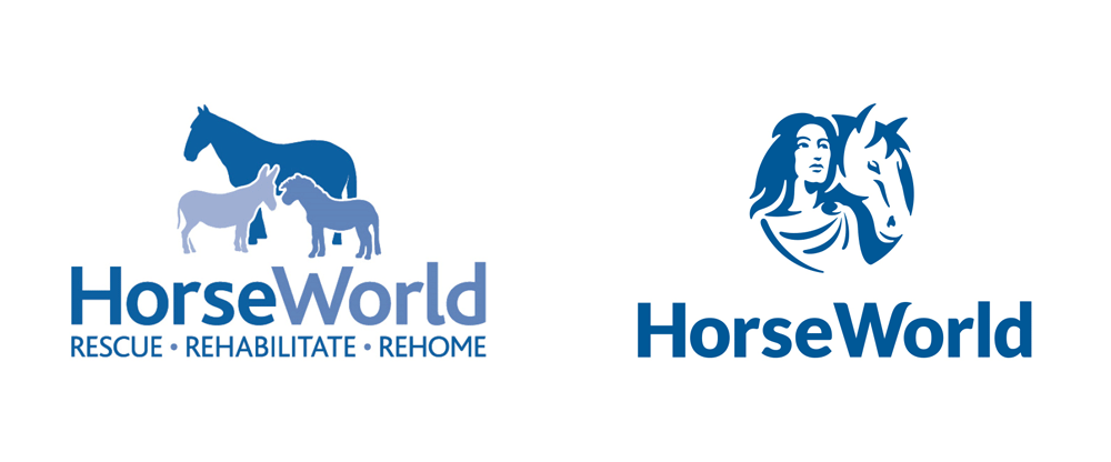 New Logo and Identity for HorseWorld by Peloton