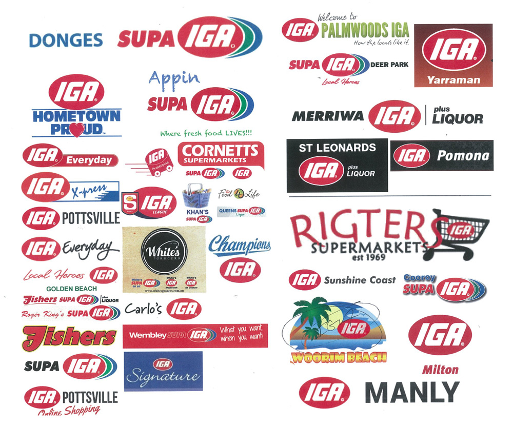 New Logos and Identity for IGA by Interbrand