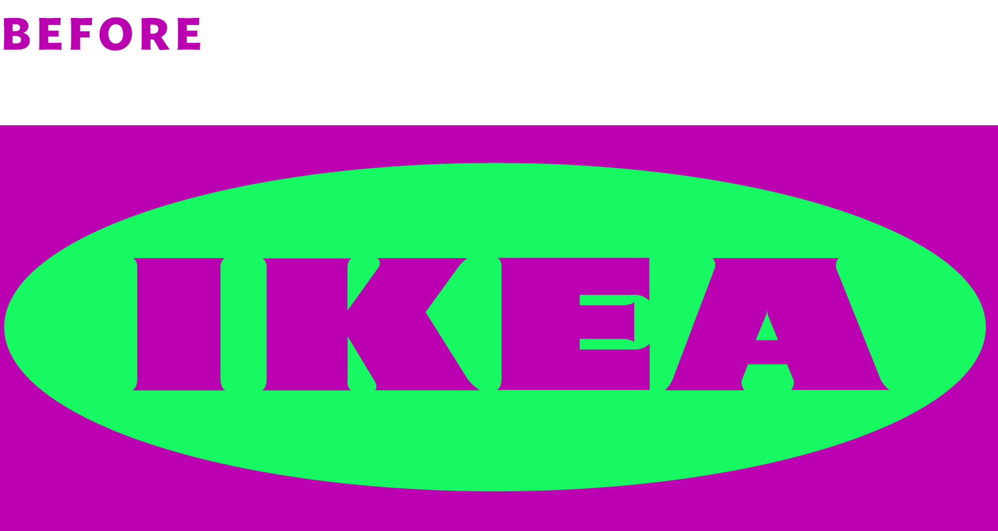 New Logo for IKEA