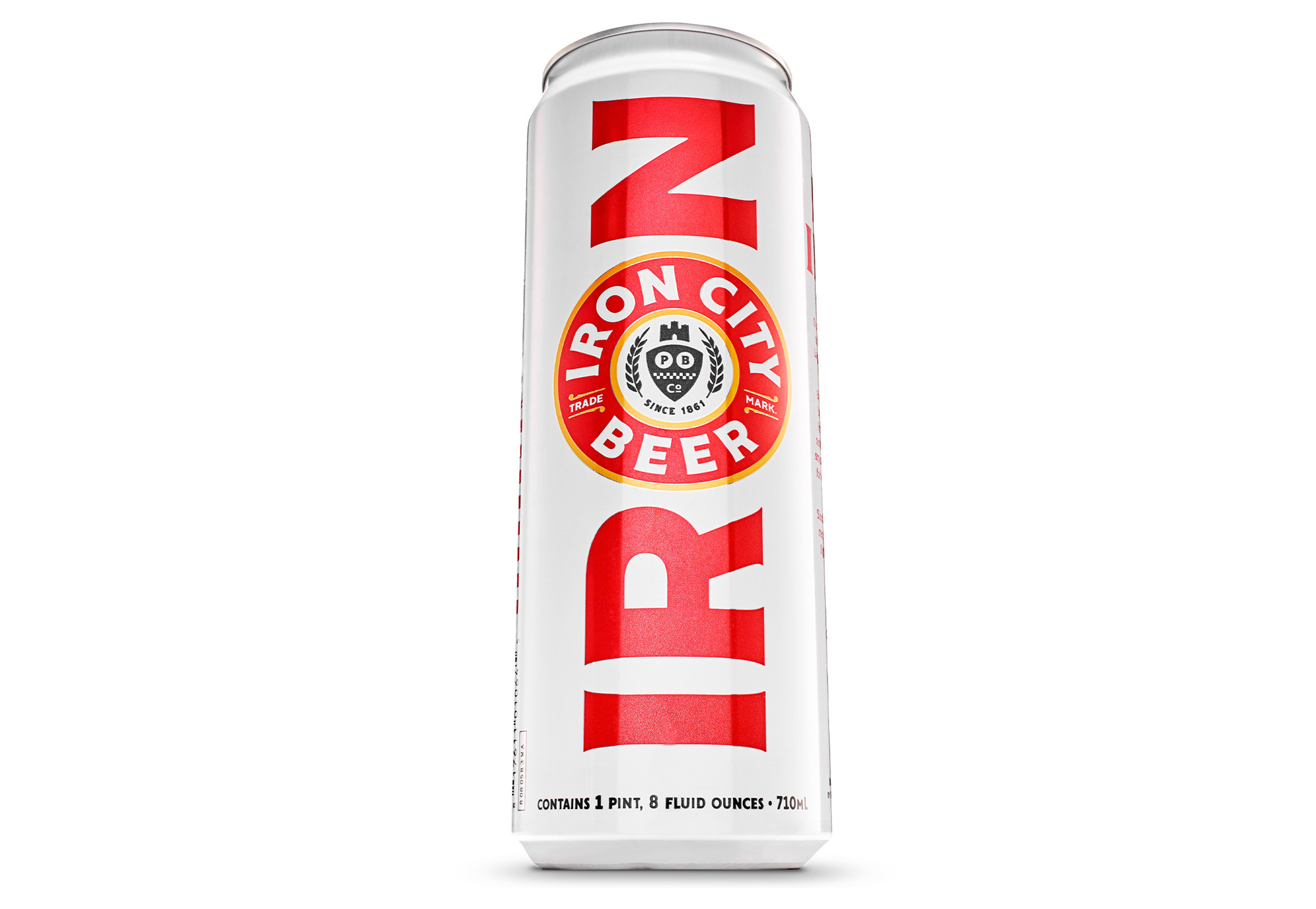 New Logo, Advertising, and Packaging for Iron City Beer by Top Hat