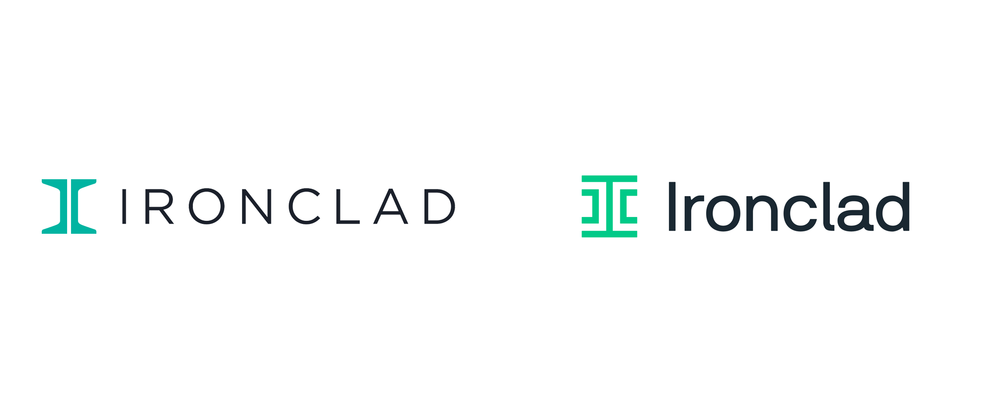 New Logo and Identity for Ironclad done In-house with Century