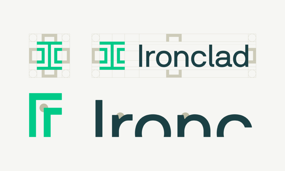 New Logo and Identity for Ironclad done In-house with Century
