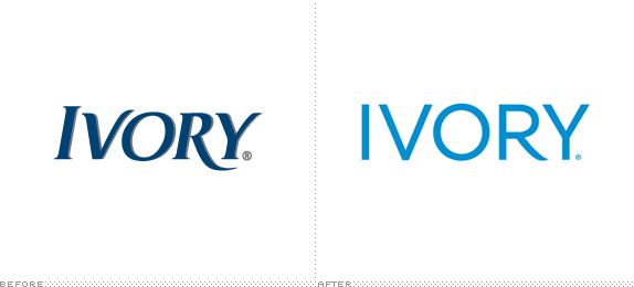 Ivory Logo, Before and After