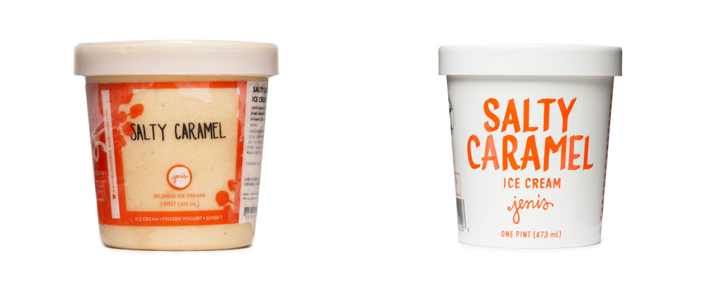 New Packaging for Jeni's Splendid Ice Cream done In-house