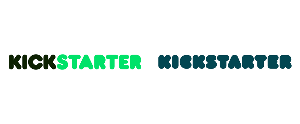 New Logo and Identity for Kickstarter done In-house in Collaboration with Order