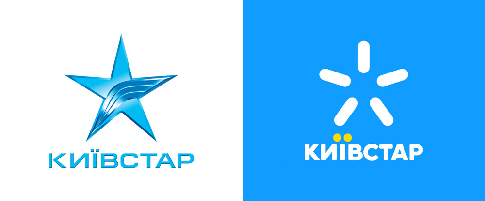 New Logo for Kyivstar by Saffron